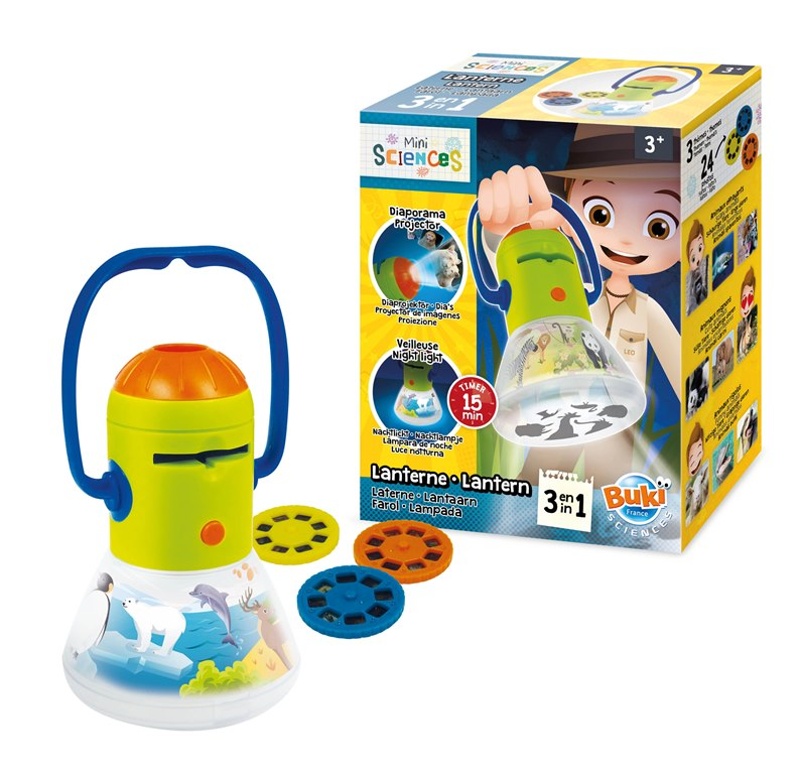 Buki MiniScience Lampa a projektor 3v1