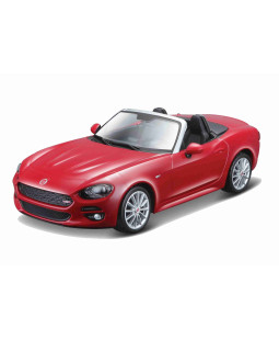 Bburago Fiat 124 Spider červená 1:24