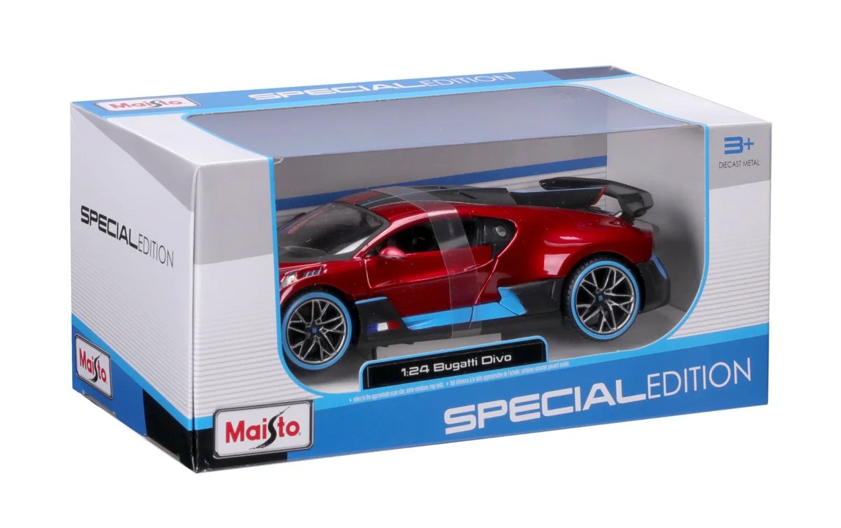 Maisto Bugatti Divo, červená 1:24