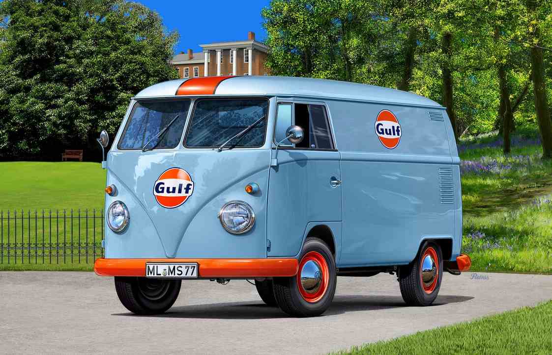 Revell ModelKit auto 07726, VW T1 panel van Gulf Decoration, 1:24