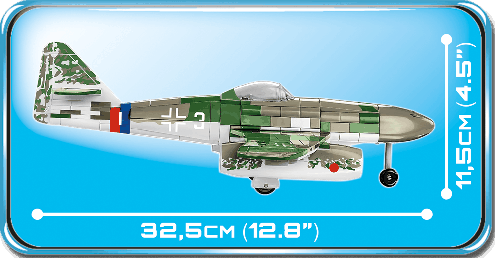 Cobi 5721 II WW Messerschmitt ME 262A-1A, 1:32, 390 kostek
