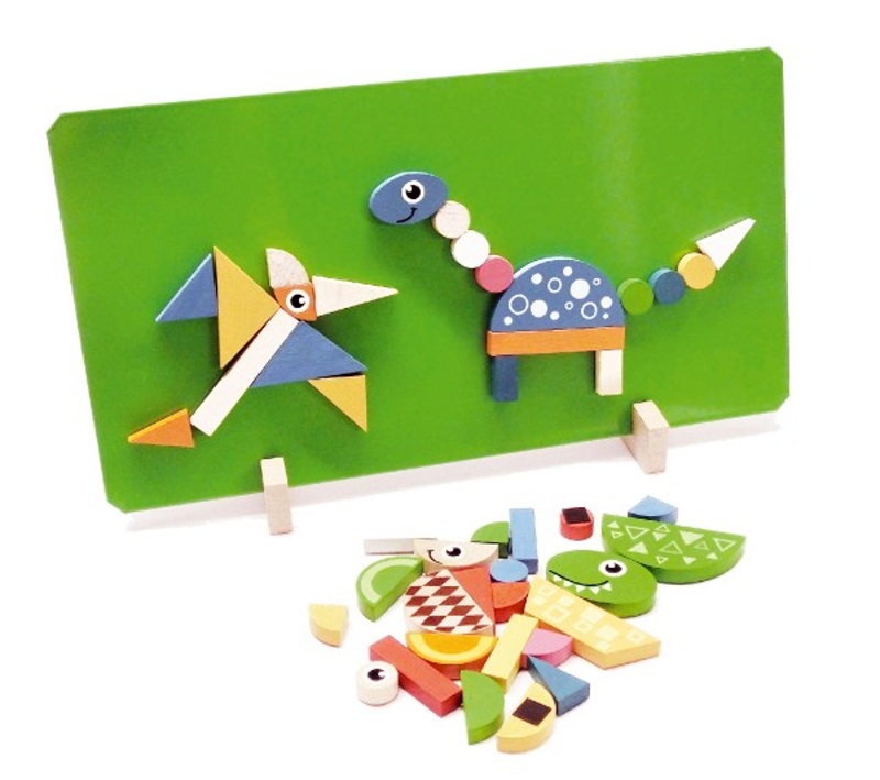 Detoa Magnetické puzzle Dinosauři