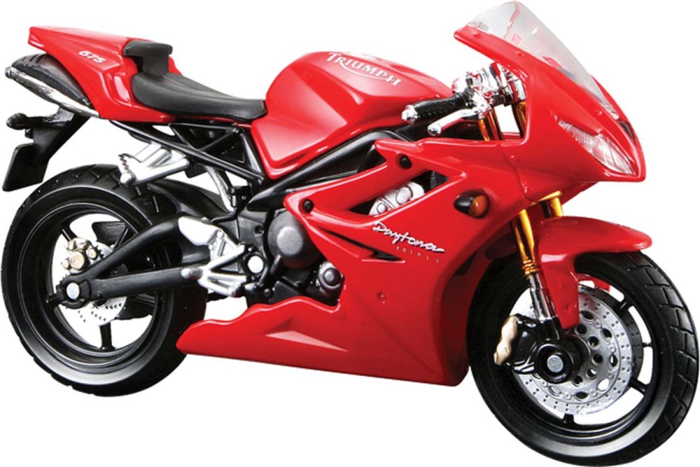 Maisto Triumph Daytona 675, červený 1:18