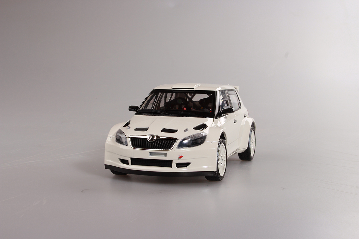 Abrex Škoda Fabia II FL S2000 (2010) Bílá 1:18