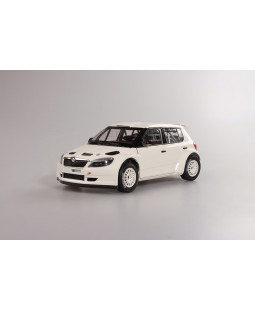 Abrex Škoda Fabia II FL S2000 (2010) Bílá 1:18, Šotolinová kola