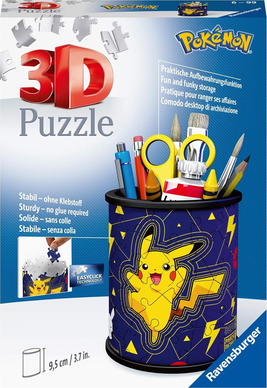 RAVENSBURGER 3D puzzle, stojan Pokémon - 57 dílků