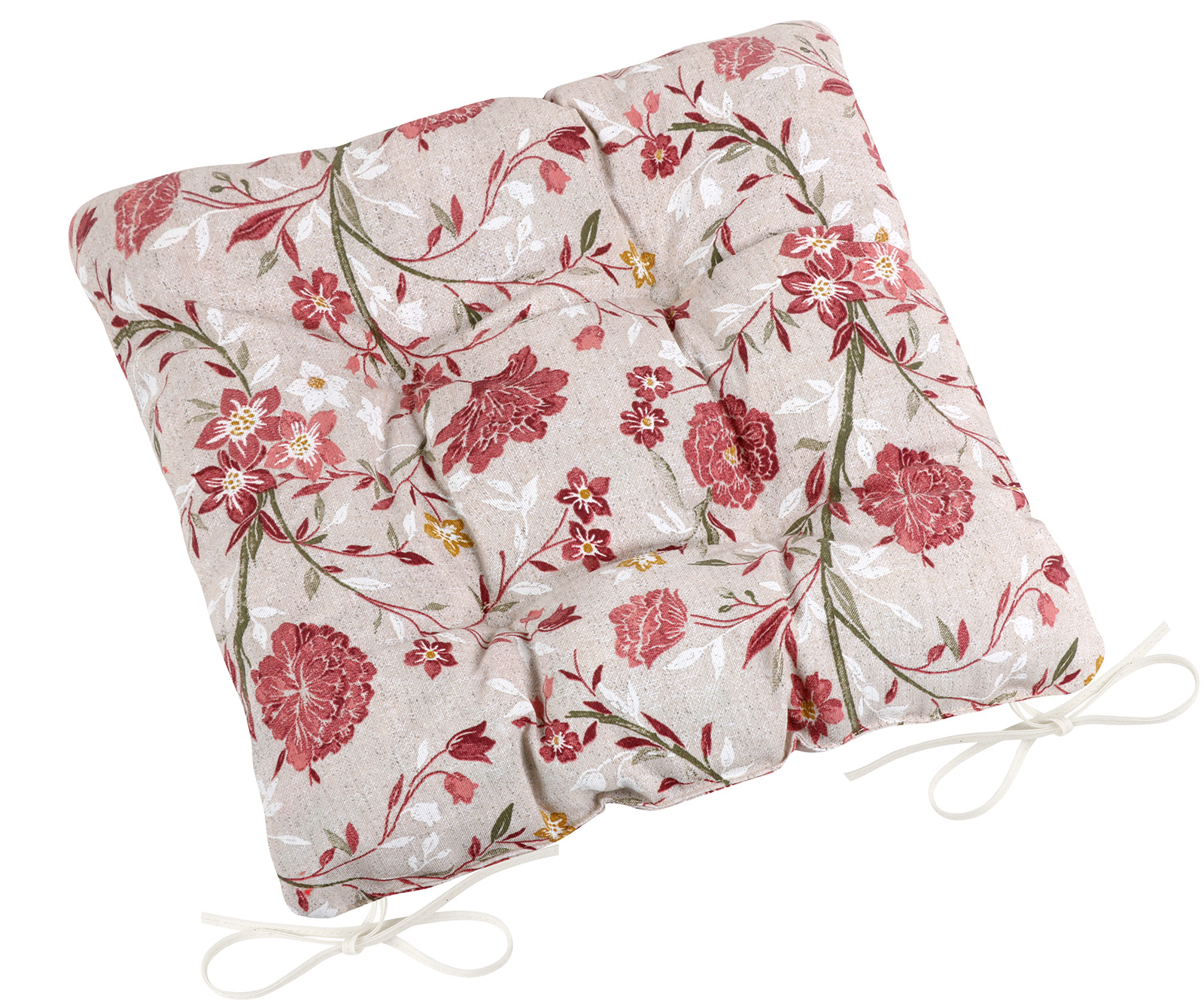 Bellatex Sedák EMA prošívaný, Kafariát růžový - 40x40 cm