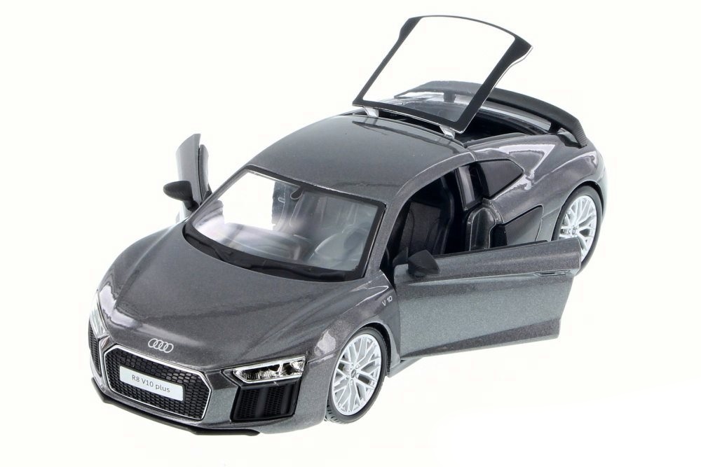Maisto Audi R8 V10 plus, černá matná 1:24