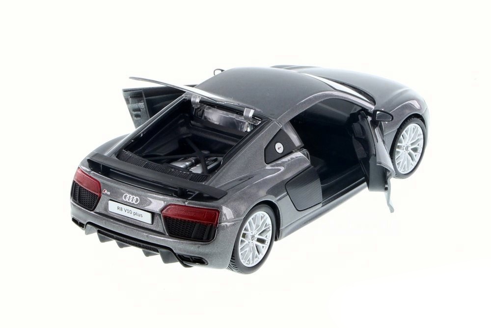 Maisto Audi R8 V10 plus, černá matná 1:24
