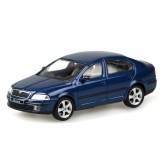 Škoda Octavia II (2004) Modrá Hlubinná Metalíza 1:43