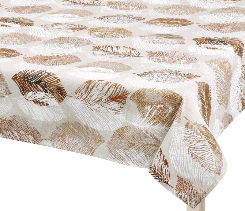 Bellatex Ubrus EMA, Listy béžové - 120x140 cm