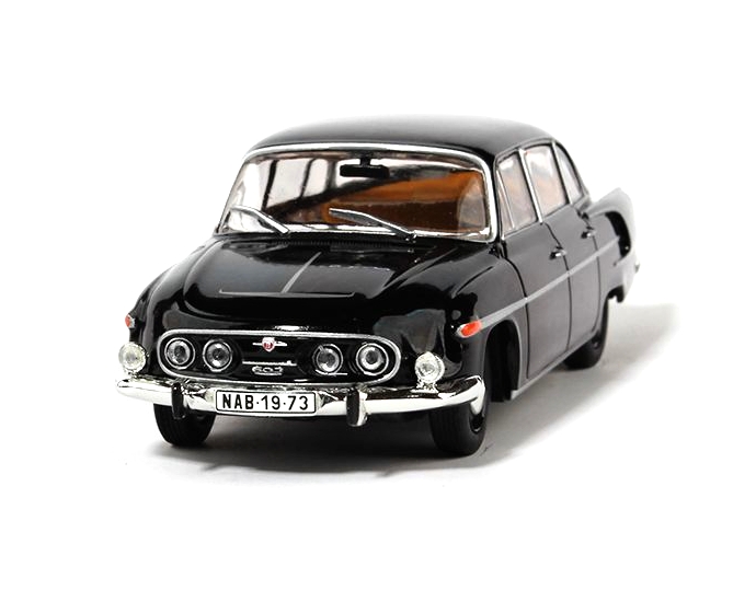 Abrex Tatra 603 (1969) Černá - Béžový Interiér 1:43