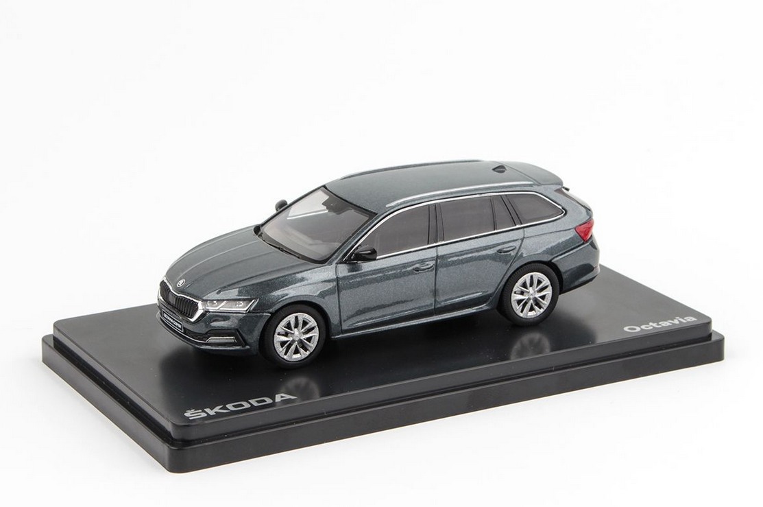 Abrex Škoda Octavia IV Combi (2020) Šedá Quartz Metalíza 1:43