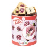 Aladine dětské dřevěné razítka StampoKids, Kytičky