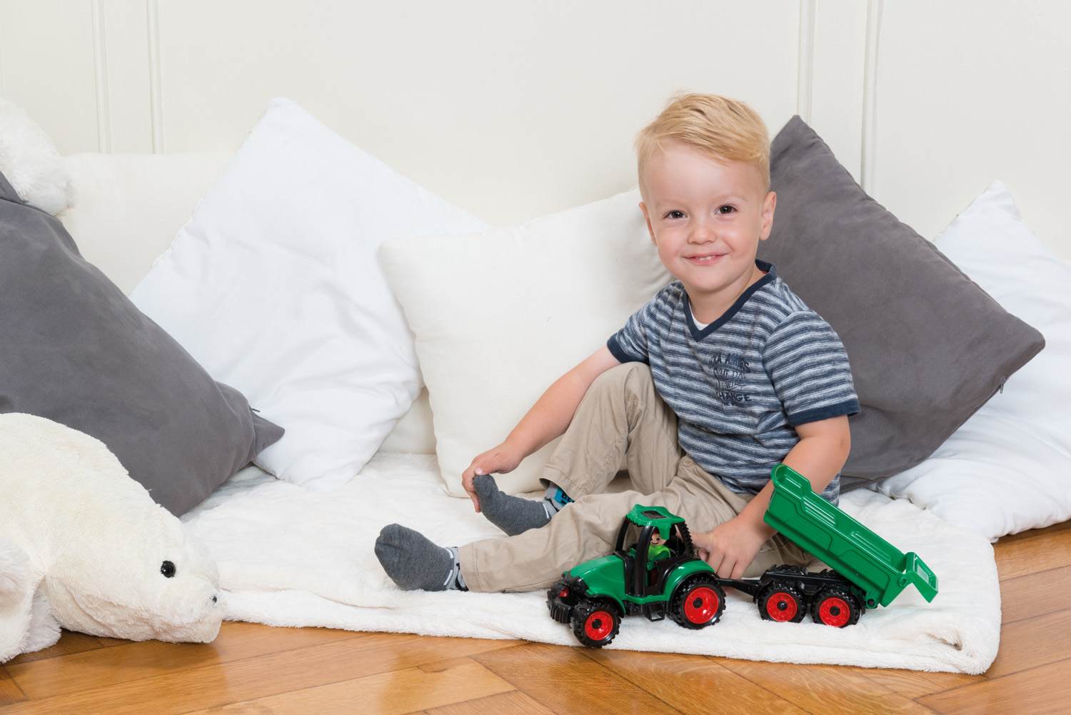 Lena Truckies traktor s vlečkou 38cm