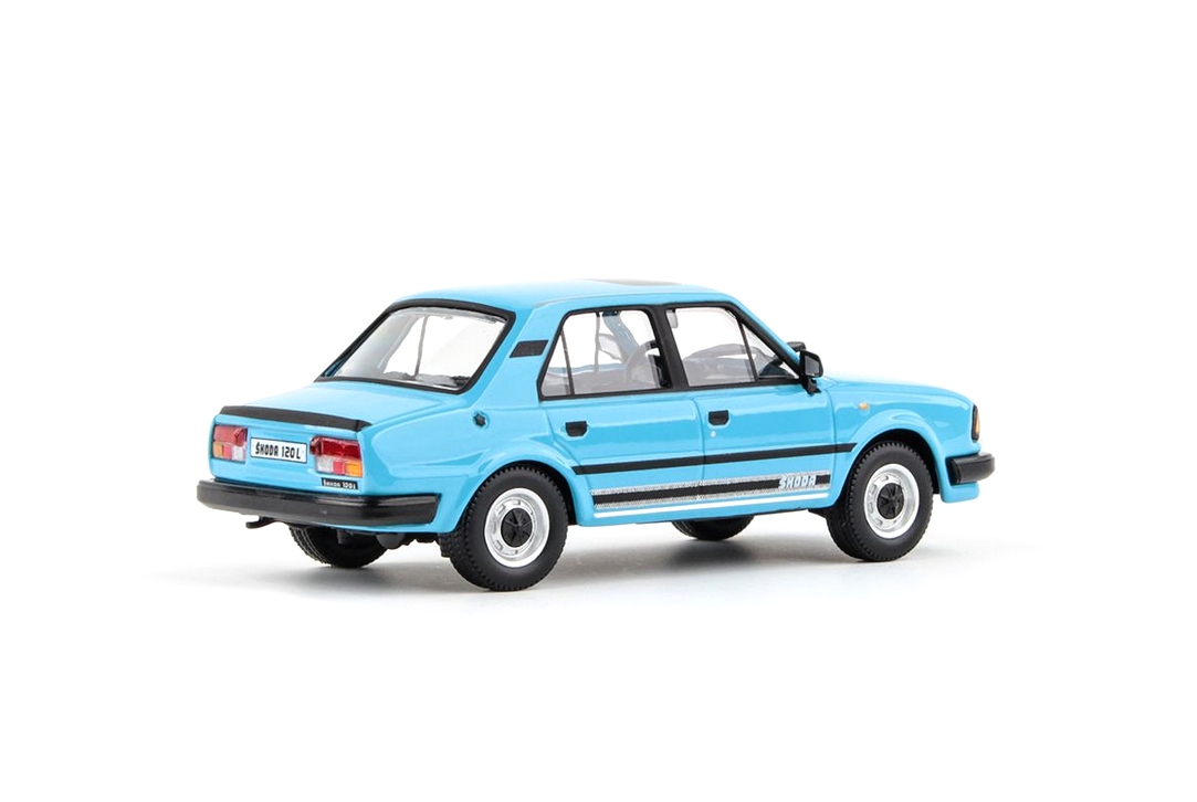 Abrex Škoda 120L (1984) Modrá Blankytná 1:43