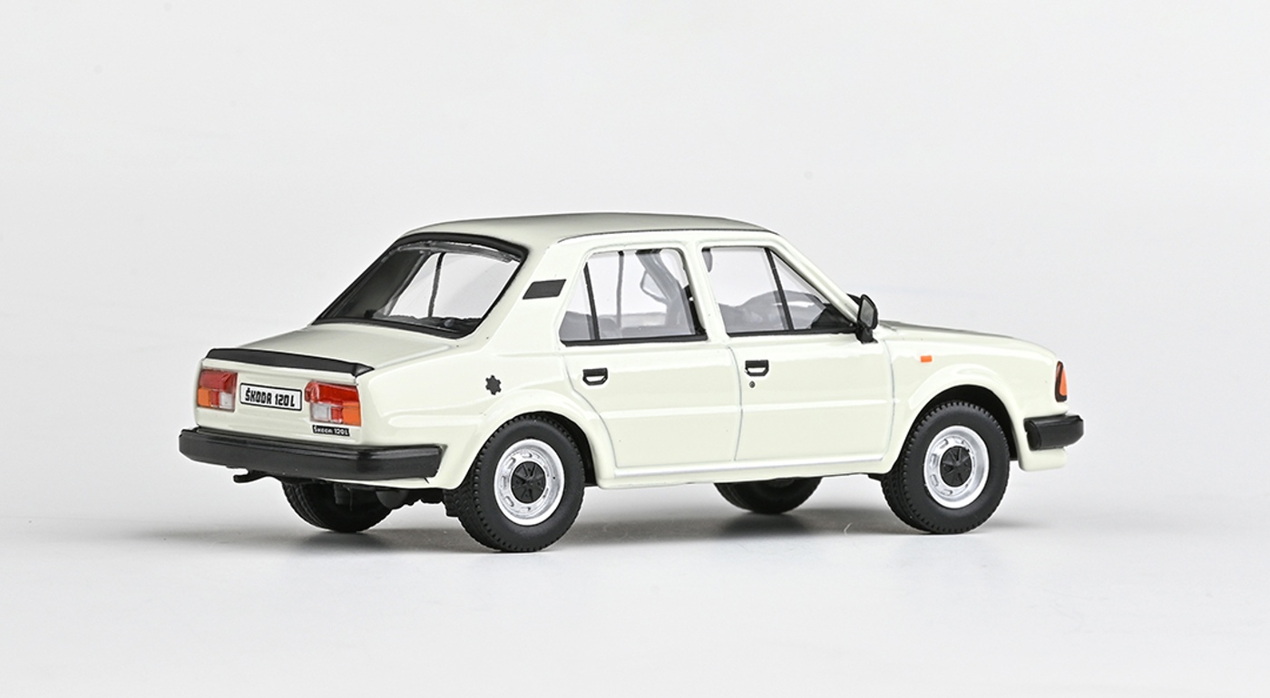 Abrex Škoda 120L (1984) Bílá Ledová 1:43