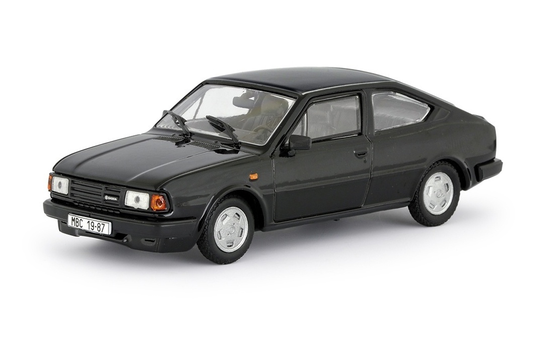 Abrex Škoda Rapid 136 (1987) Černá 1:43