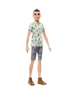 Mattel Barbie Fashionistas Ken v tičku a kraťasích
