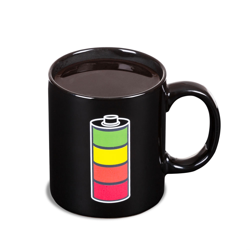 Energohrnek, Hrnek měnící barvu 800 ml., Barevná baterie