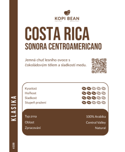 Costa Rica Sonora Centroamericano, Natural, 1000 g