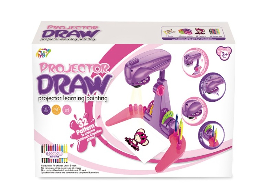 Stolní kreslící projektor pro dívky