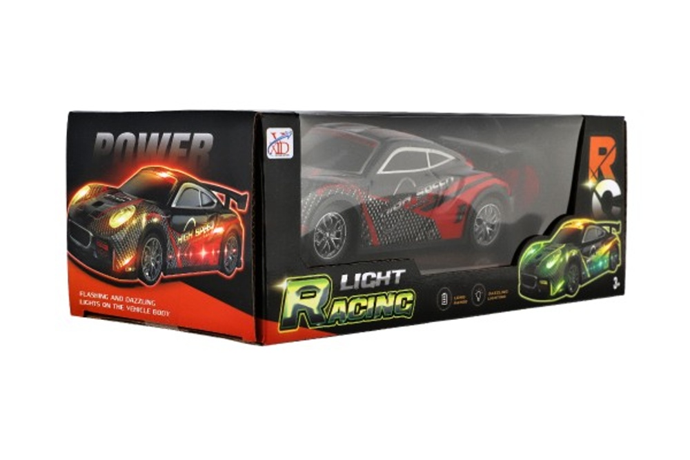 RC Žluté závodní auto na dálkové ovládání, 20cm
