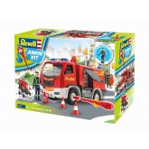 Revell Junior Kit 00819 Firetruck with figure, Červený 1:20