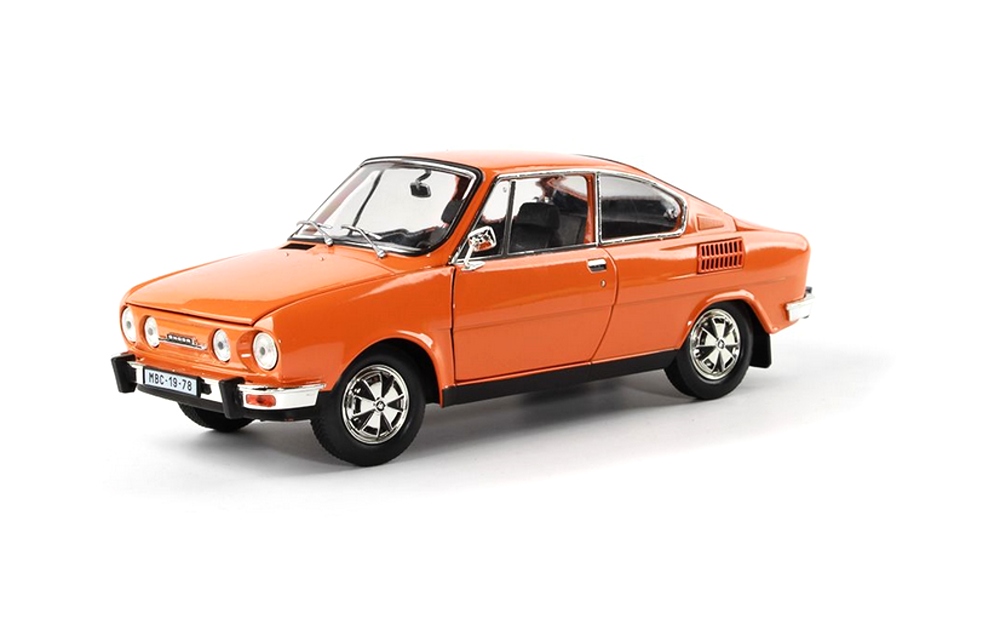 Abrex Škoda 110R Coupé (1980) Oranžová 1:18