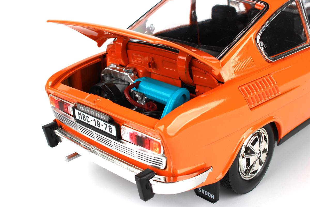 Abrex Škoda 110R Coupé (1980) Oranžová 1:18