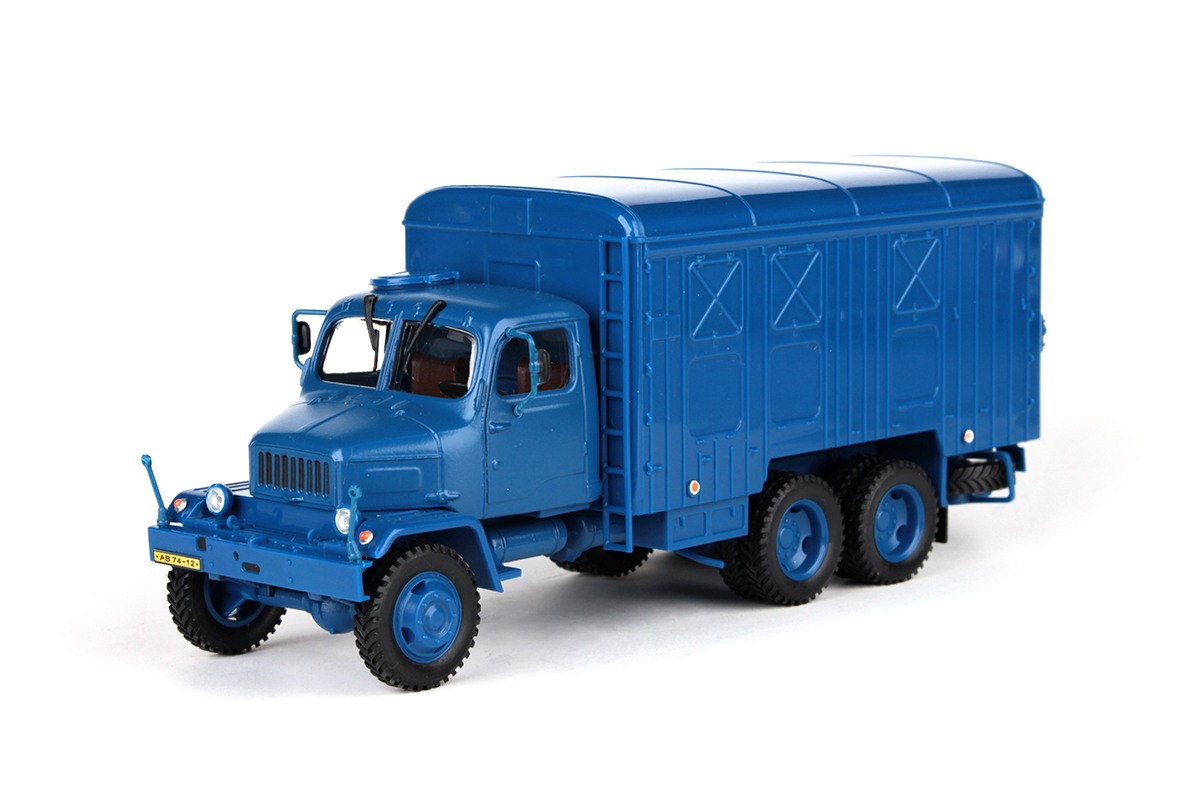 Abrex Praga V3S Skříňový Vůz (1967) Modrá 1:43