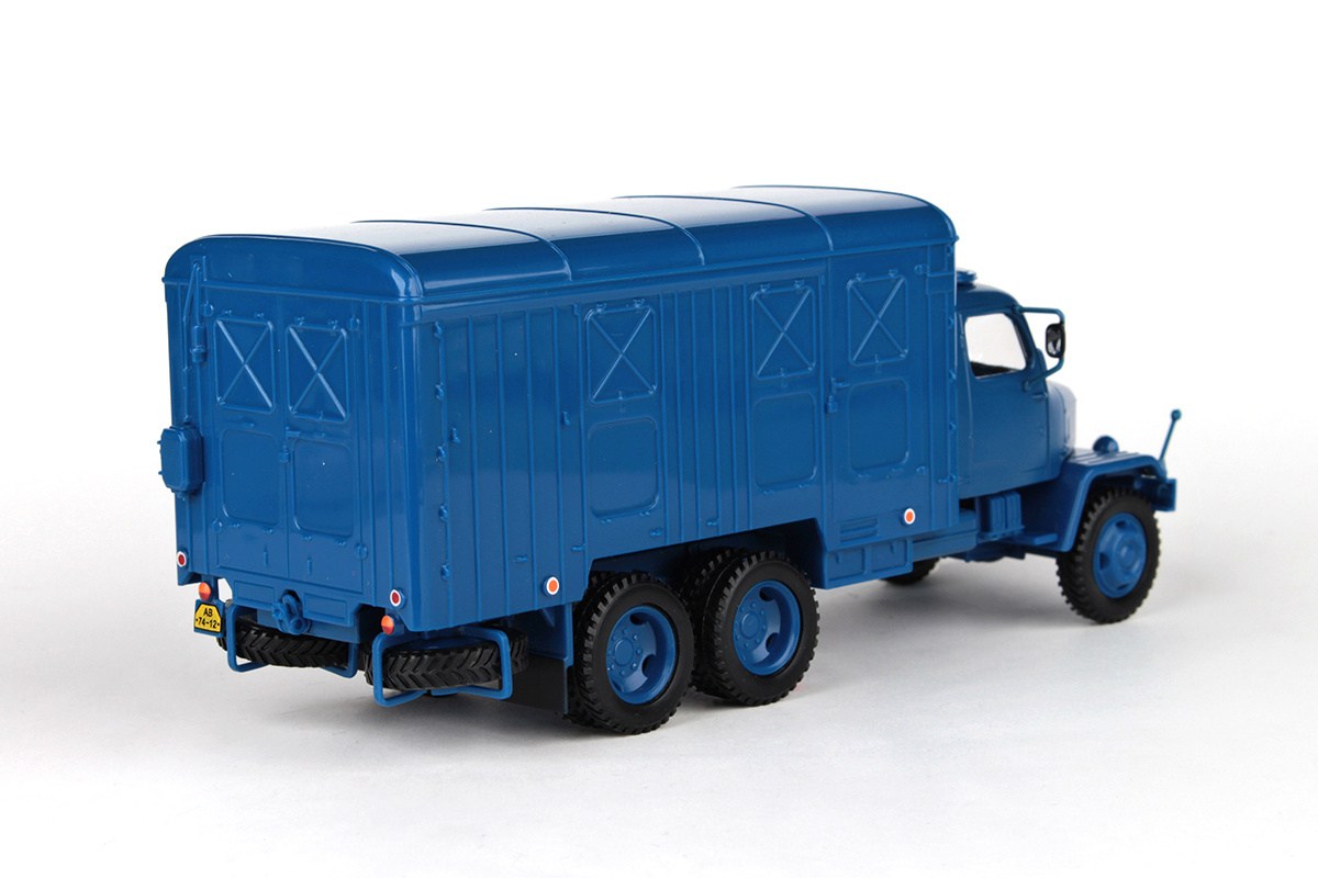 Abrex Praga V3S Skříňový Vůz (1967) Modrá 1:43