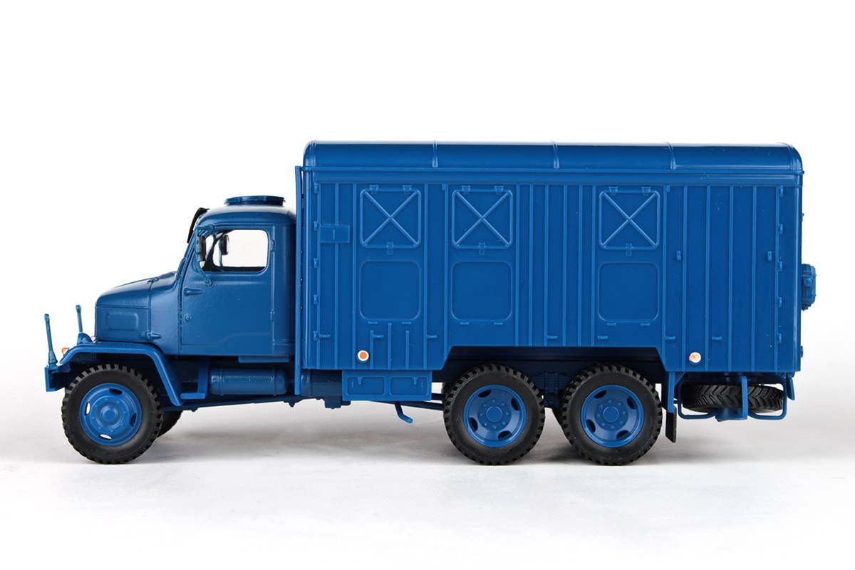 Abrex Praga V3S Skříňový Vůz (1967) Modrá 1:43