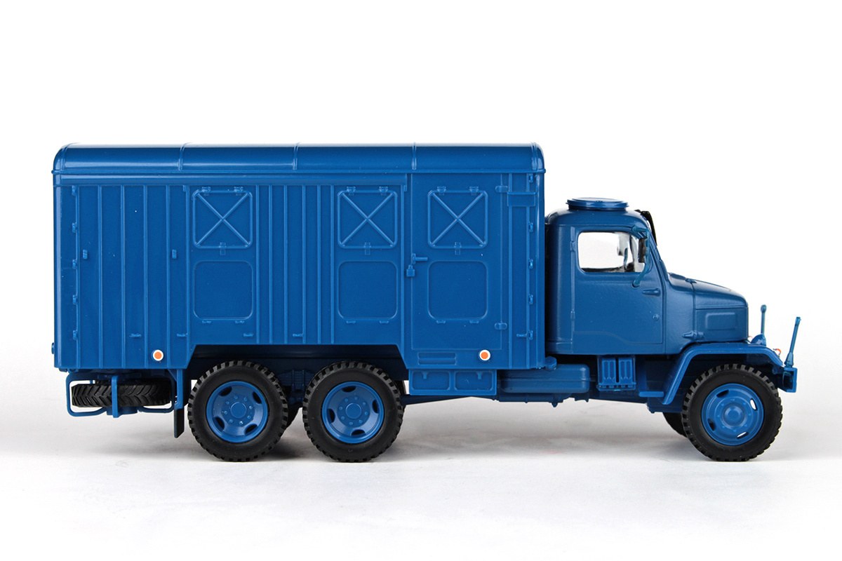 Abrex Praga V3S Skříňový Vůz (1967) Modrá 1:43