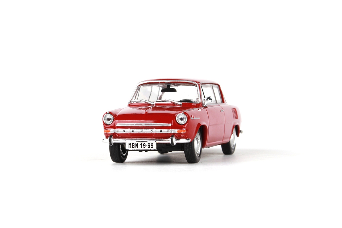 Abrex Škoda 1100MBX (1969) Červená Rubínová 1:43