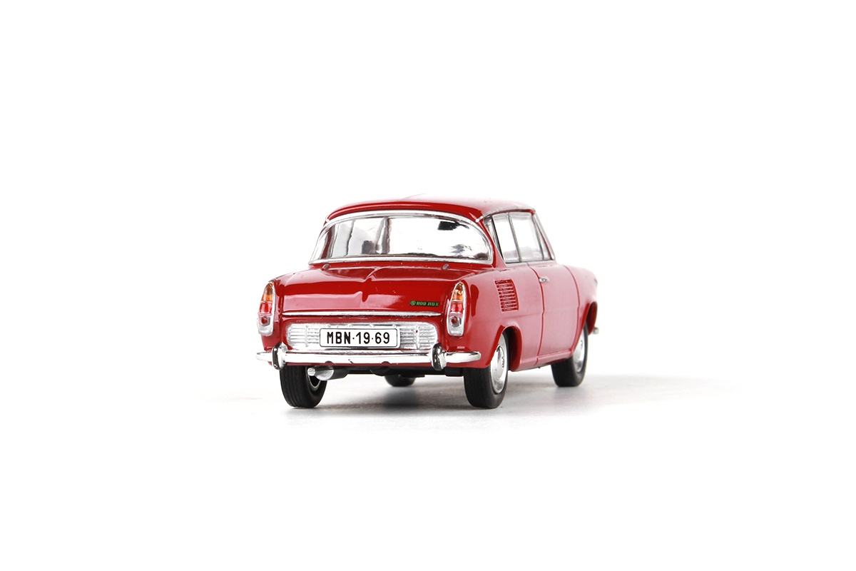Abrex Škoda 1100MBX (1969) Červená Rubínová 1:43