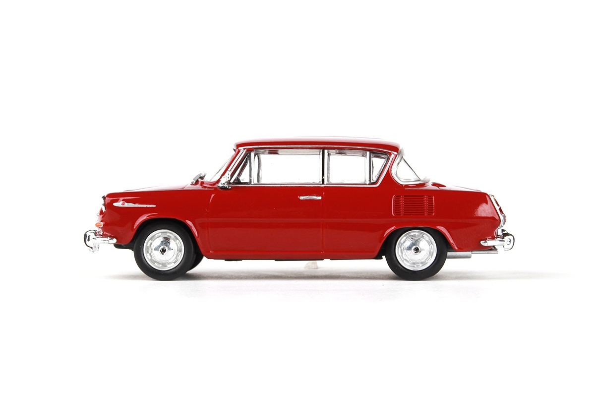 Abrex Škoda 1100MBX (1969) Červená Rubínová 1:43