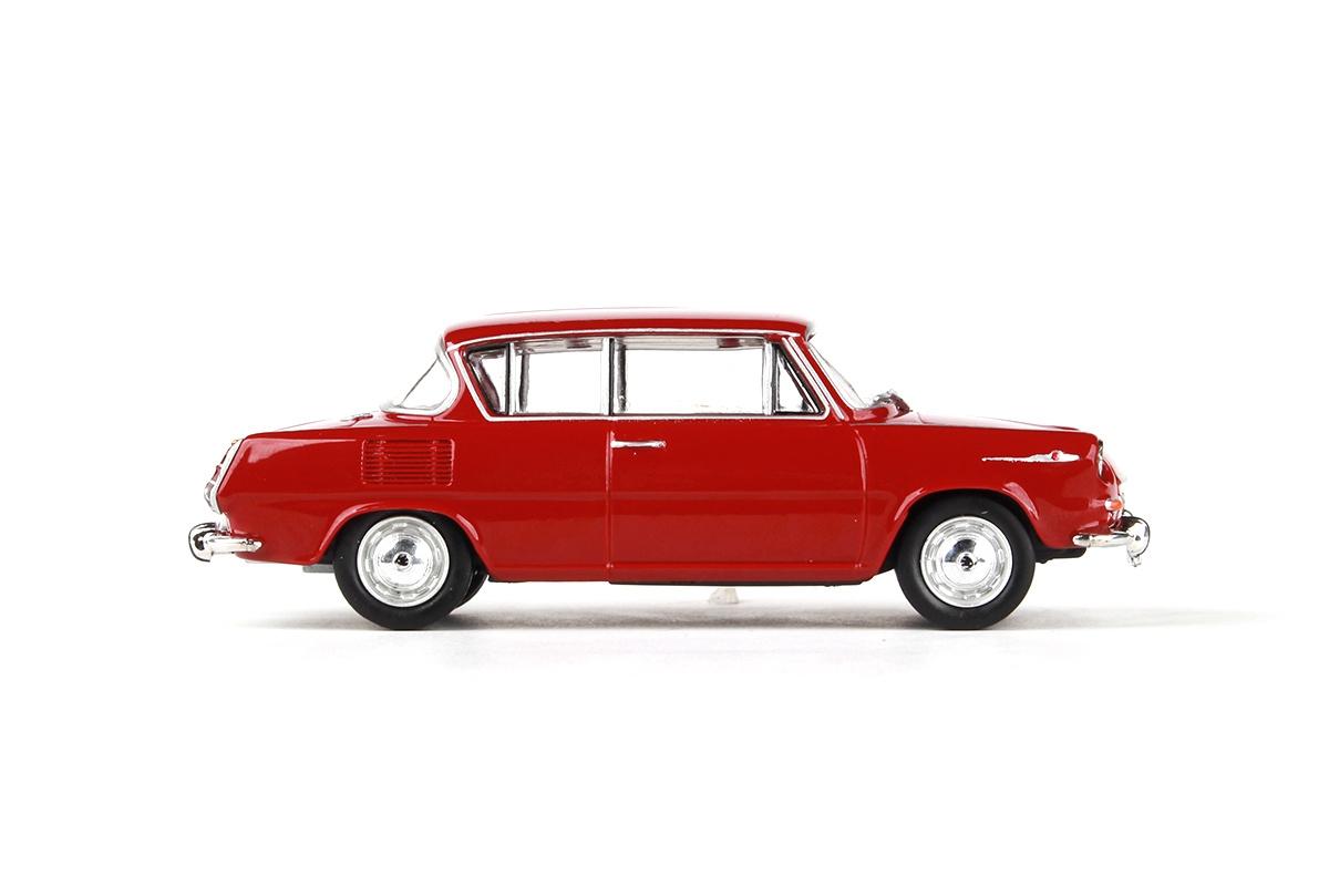 Abrex Škoda 1100MBX (1969) Červená Rubínová 1:43