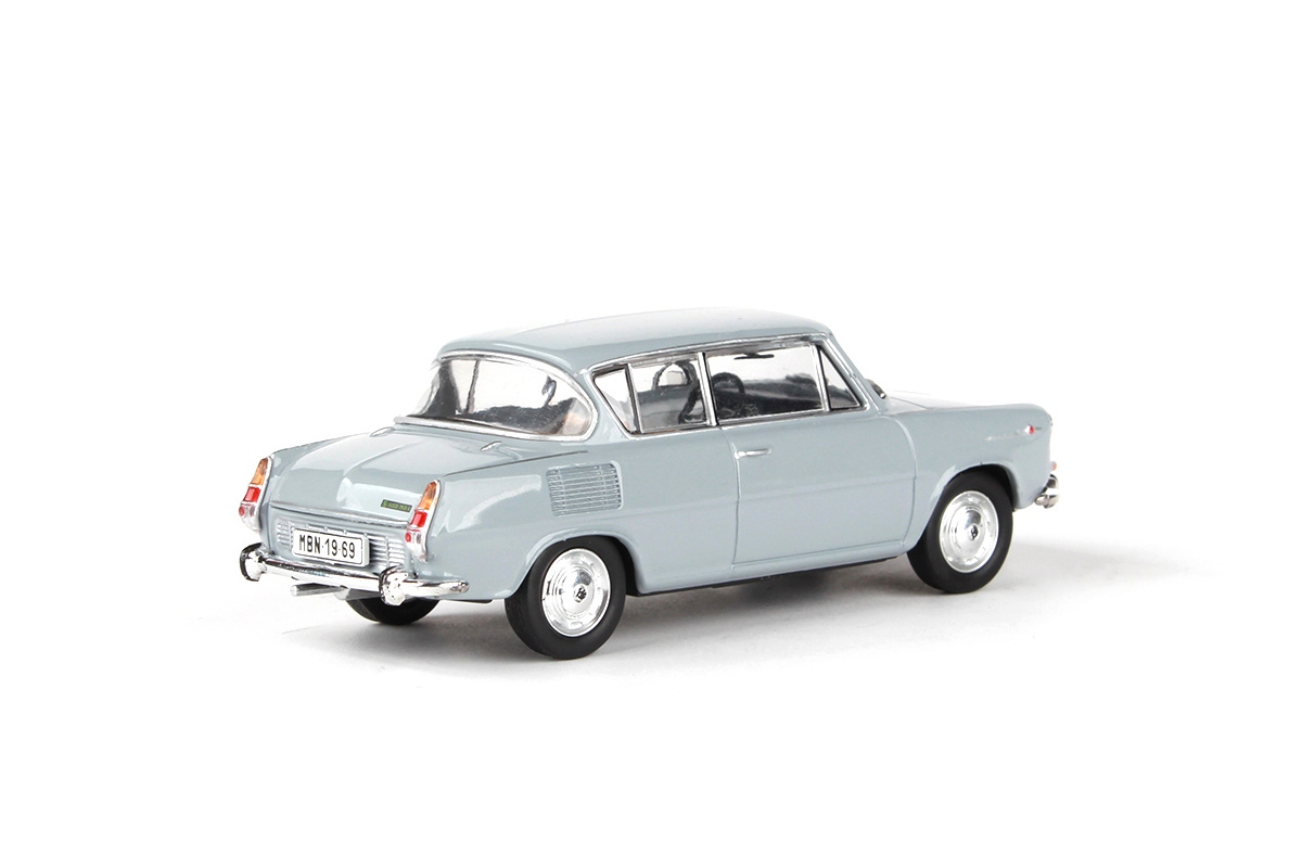 Abrex Škoda 1100MBX (1969) Šedá Námořní 1:43