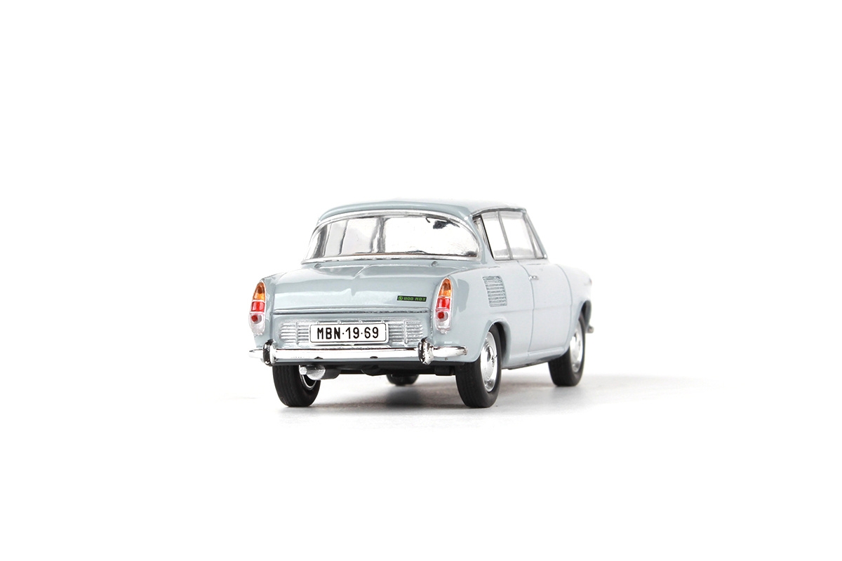 Abrex Škoda 1100MBX (1969) Šedá Námořní 1:43