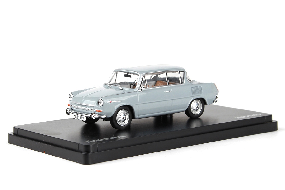 Abrex Škoda 1100MBX (1969) Šedá Námořní 1:43