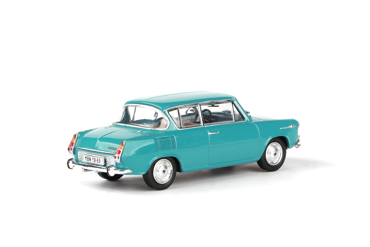 Abrex Škoda 1100MBX (1969) Tyrkysová Světlá 1:43