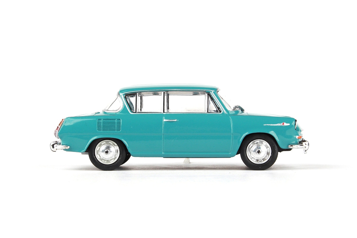 Abrex Škoda 1100MBX (1969) Tyrkysová Světlá 1:43