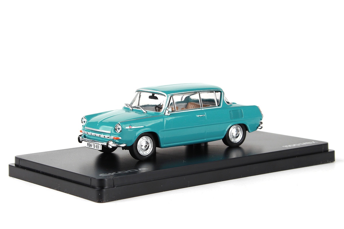 Abrex Škoda 1100MBX (1969) Tyrkysová Světlá 1:43