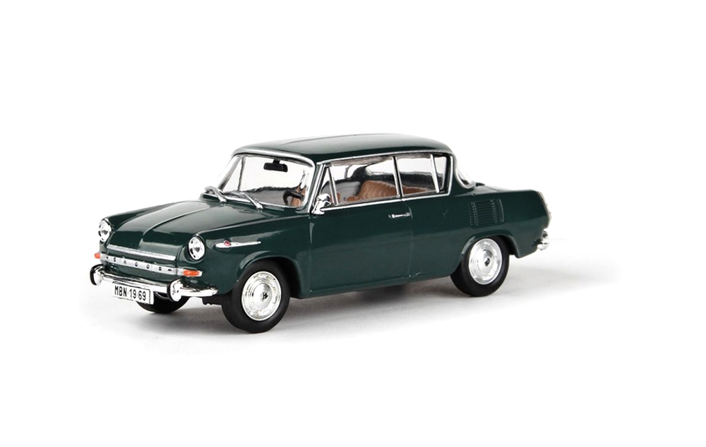 Abrex Škoda 1100MBX (1969) Zelená Tmavá 1:43