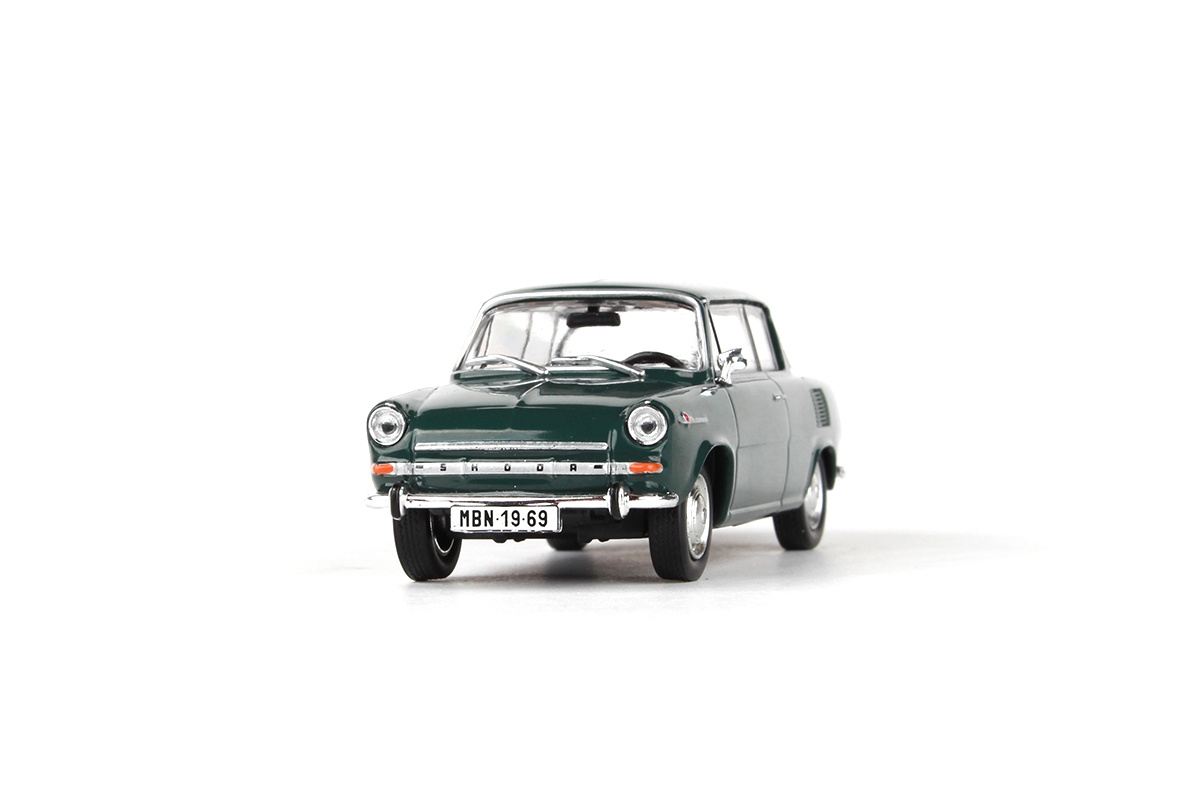 Abrex Škoda 1100MBX (1969) Zelená Tmavá 1:43