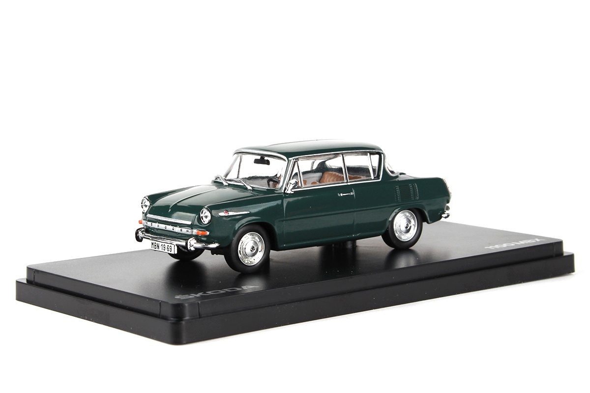 Abrex Škoda 1100MBX (1969) Zelená Tmavá 1:43