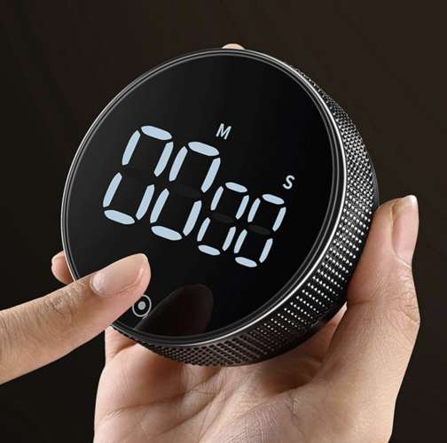 Ruhhy Elektronická kuchyňská minutka, černá, 0-99 min.