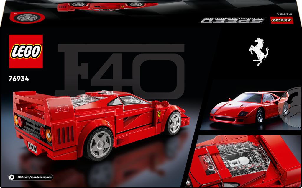 LEGO Speed Champions 76934 Superauto Ferrari F40