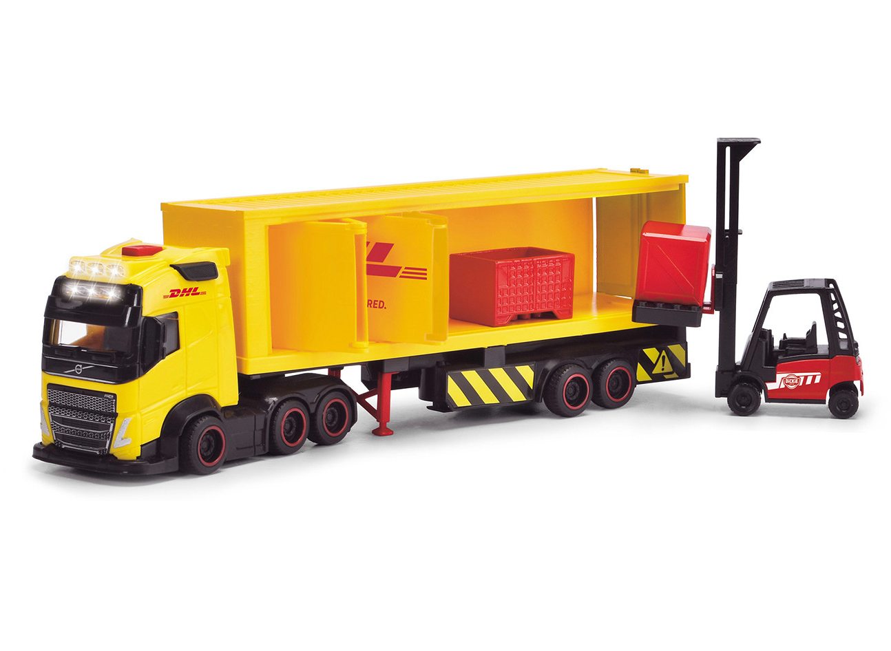 Nákladní auto Volvo FH 16 DHL s vysokozdvižným vozíkem 35 cm